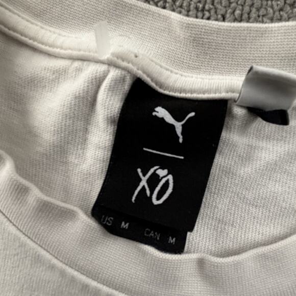 Puma XO Shirt Adult Medium White Short Sleeve Active Casual Men's - Picture 9 of 14